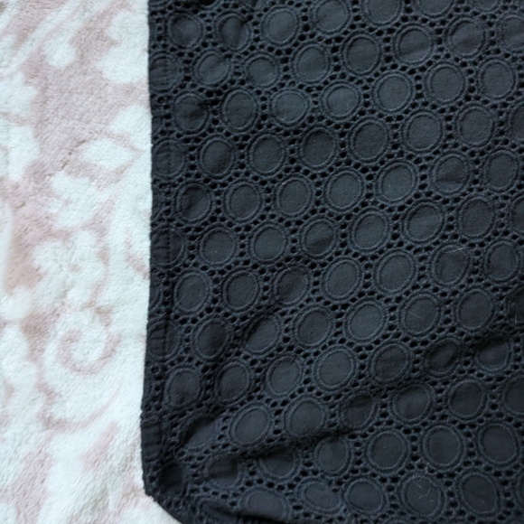 Garnet Hill Black Eyelet Dress - Picture 12 of 13